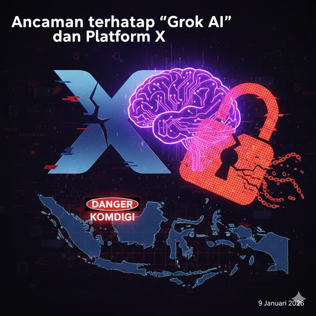 Komdigi Beri Peringatan Keras: Platform X Terancam Blokir Akibat Penyalahgunaan Grok AI